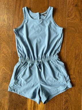Athleta Light Blue Girls' Sleeveless Romper